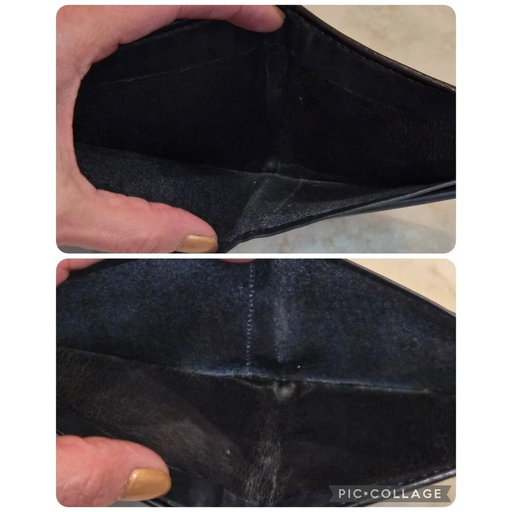 Christian Dior Trotter Monogram Oblique Bifold Wallet Navy Leather  Made: France